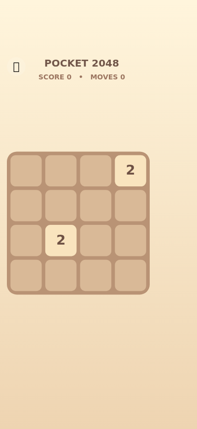 Pocket 2048 preview